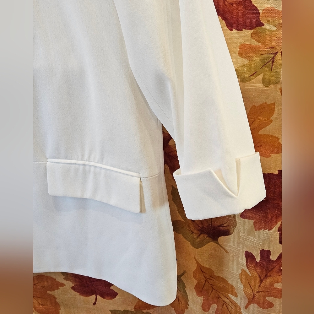 Ann Taylor-NEW with tags, White Woman's Blazer size XXL - Picture 9 of 14